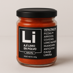 Ají Limo Rojo Peruano Orgánico Molido en Polvo | Ají Limo Deshidratado Naturify