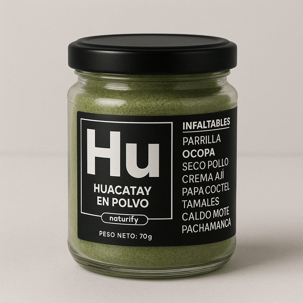 Huacatay Peruano en Polvo  100% Puro y Natural Manntara